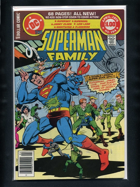 Superman Family #194 VF/NM 1979 DC vs Jimmy Clones Comic Book